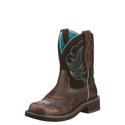 Ariat Fatbaby Heritage Dapper Kraliyet Mavisi Çikolata Western Csizma Bayan (33908-152)